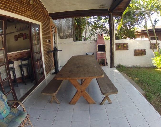 Hostel Caribe Ubatuba na Praia do Sapê em Ubatuba