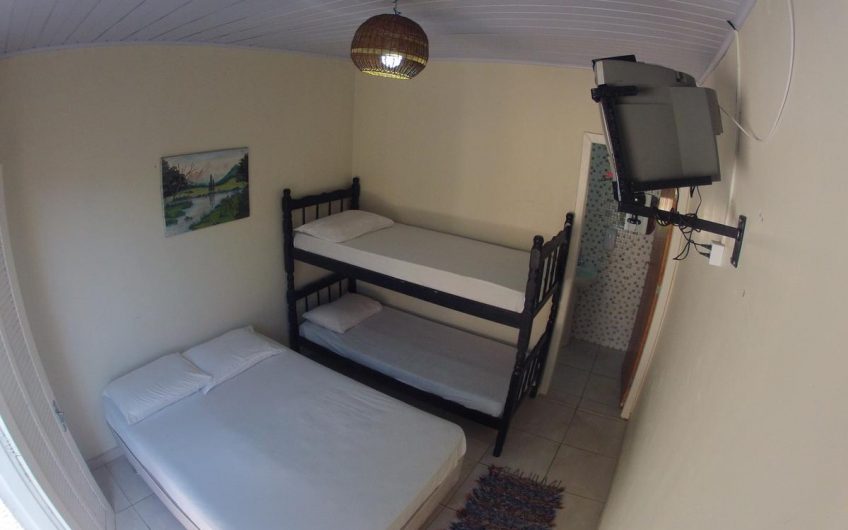 Hostel Caribe Ubatuba na Praia do Sapê em Ubatuba