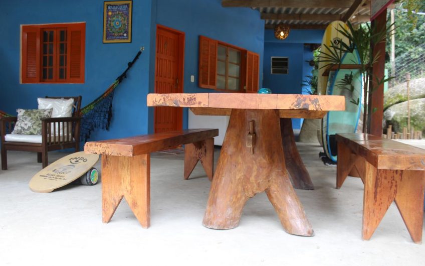 Bamboo Groove Hostel na Vila de Itamambuca em Ubatuba