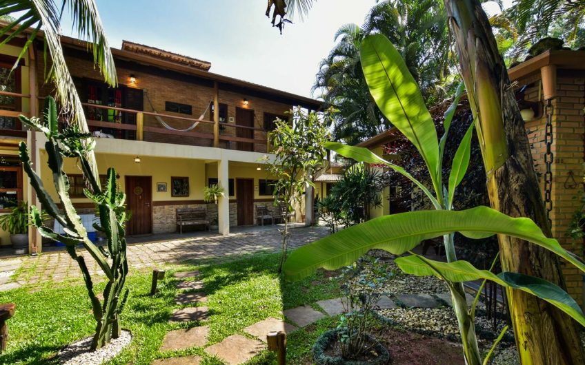 Pousada Espaço CurAmar na Vila de Itamambuca em Ubatuba