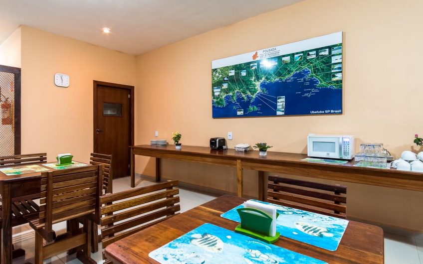 Pousada Villa Piemonte na Praia das Toninhas em Ubatuba